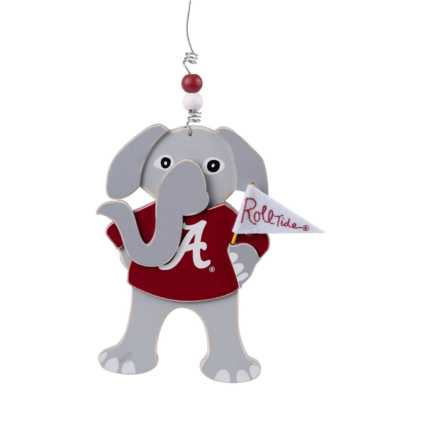 Big Al Wooden Mascot Ornament
