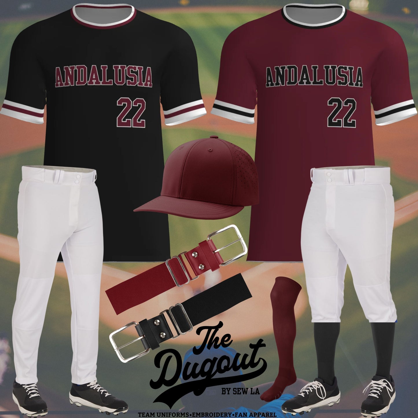 Andalusia Baseball 7th Grade Uniforms