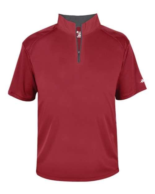 Short Sleeve Quarter Zip
