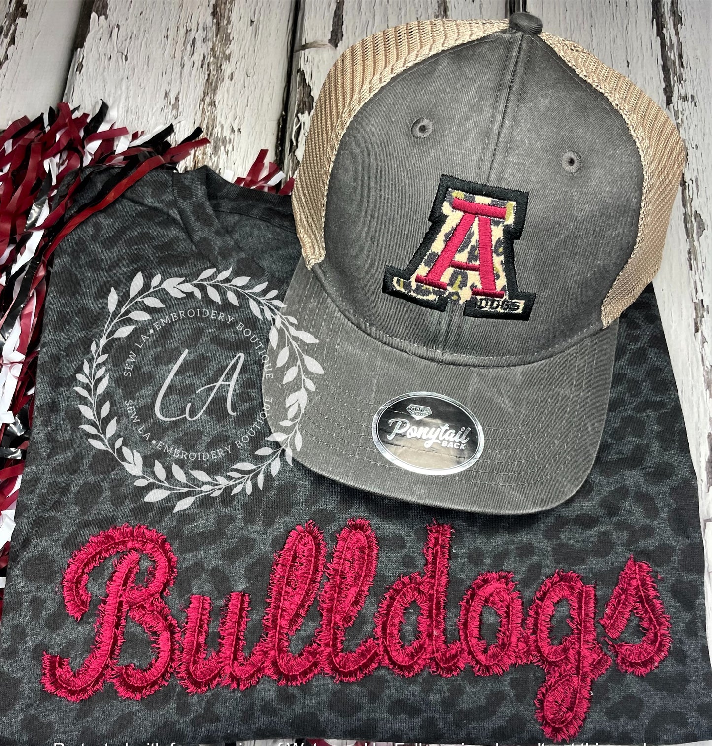 Leopard Ponytail Cap