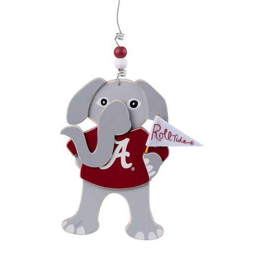 Big Al Wooden Mascot Ornament
