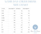 CHEER DRESS PREORDER