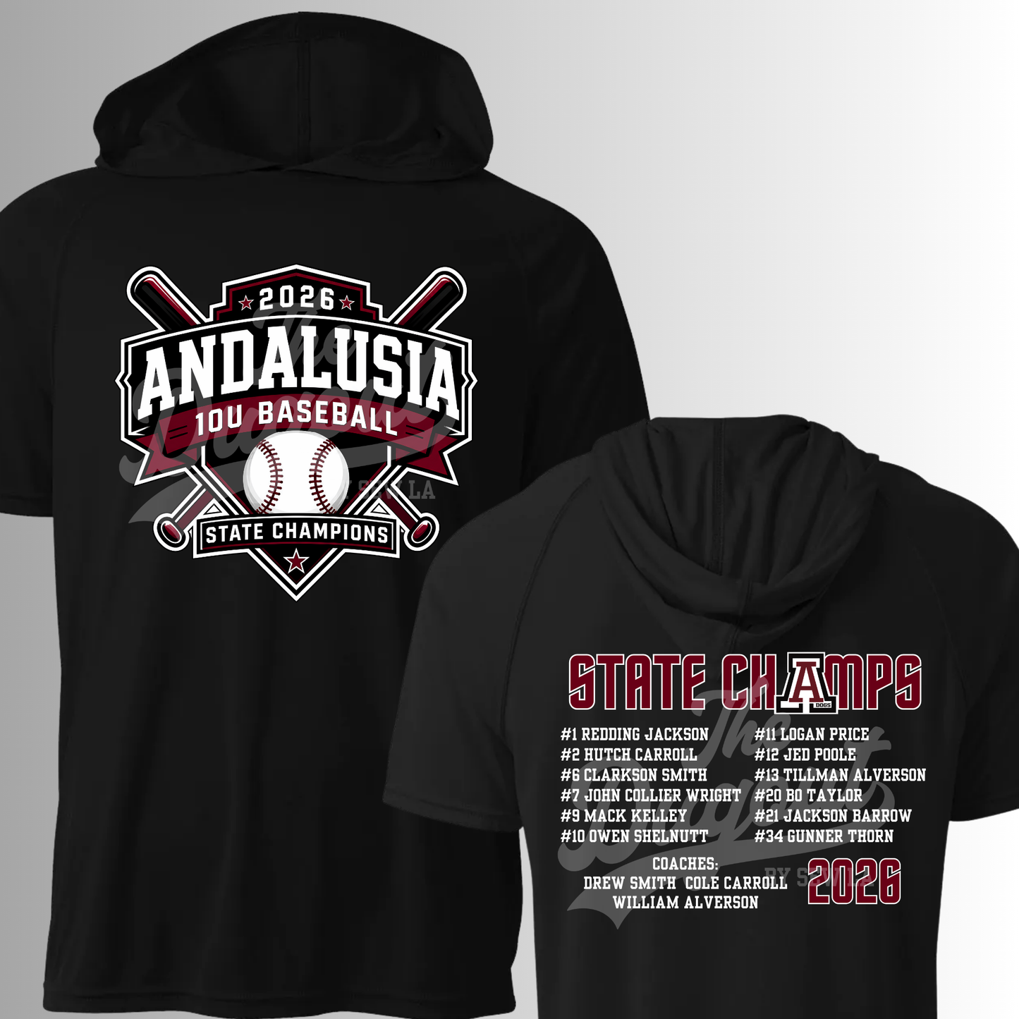 Andalusia 10U Baseball STATE CHAMP Shirts