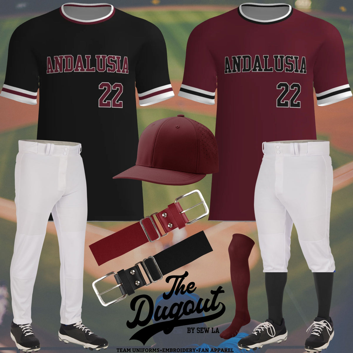 Andalusia Baseball 7th Grade Uniforms