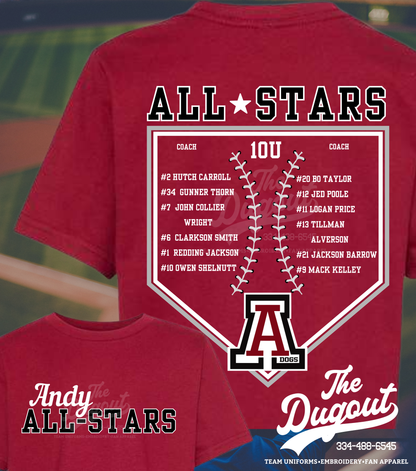 Andalusia All-Stars Baseball/Softball 2026