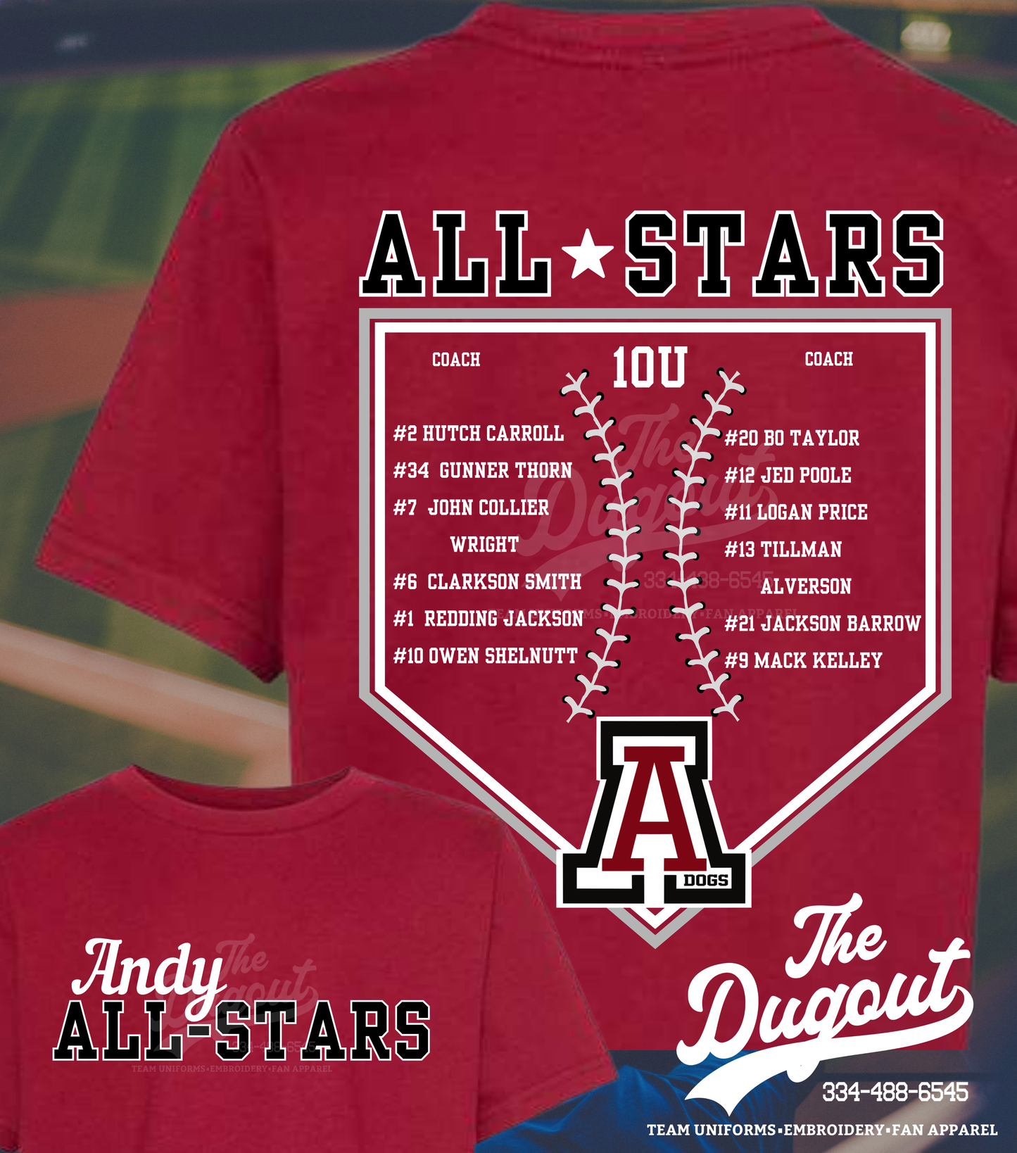 Andalusia All-Stars Baseball/Softball 2026