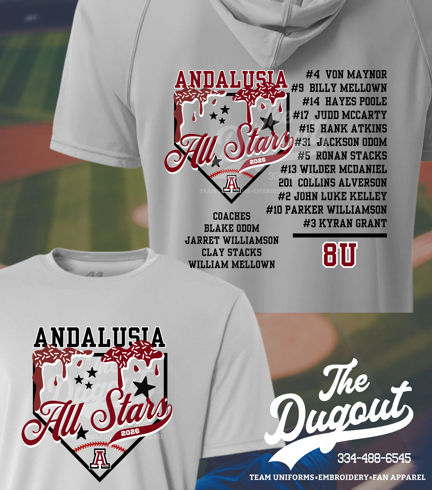 Andalusia All-Stars Baseball/Softball 2026