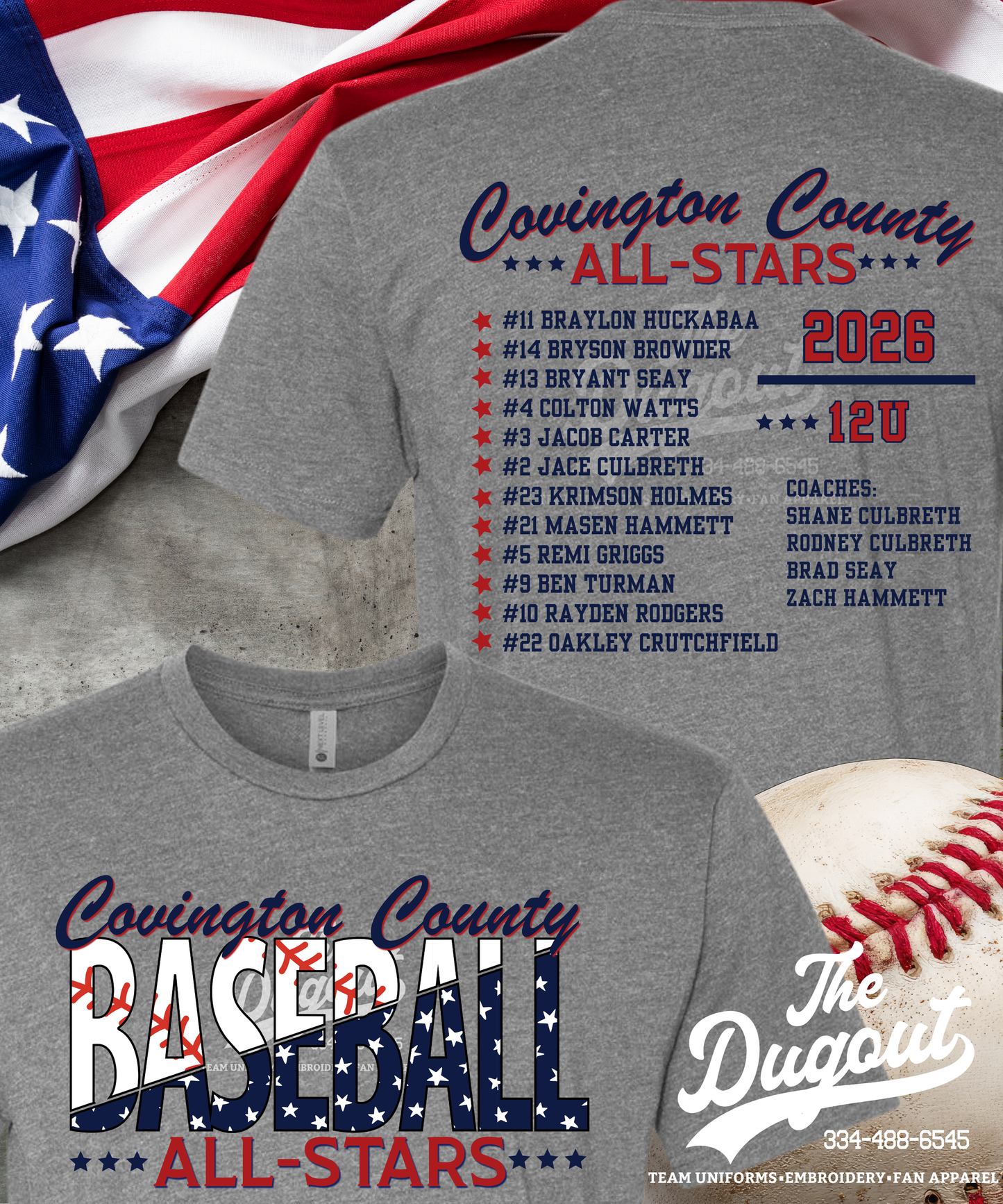 Covington County All-Stars Baseball/Softball 2026