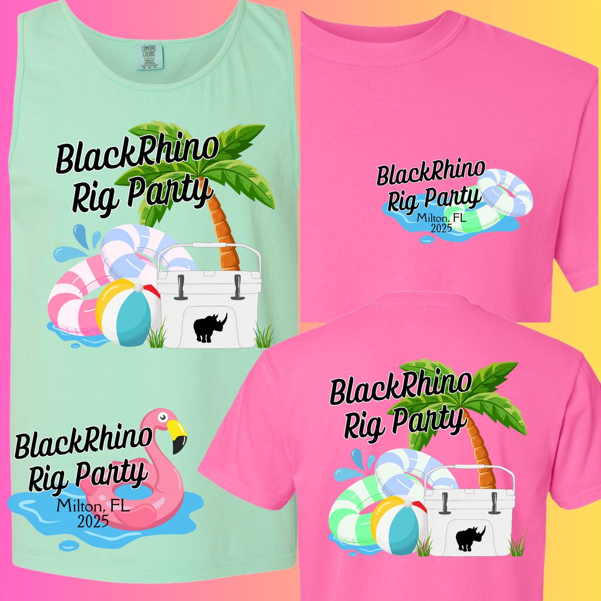 BlackRhino Rig Party Shirts