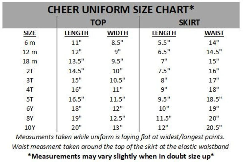 Cheer Outfit