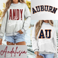 Drop Shoulder Blank Reversible Mock Neck Sweatshirt