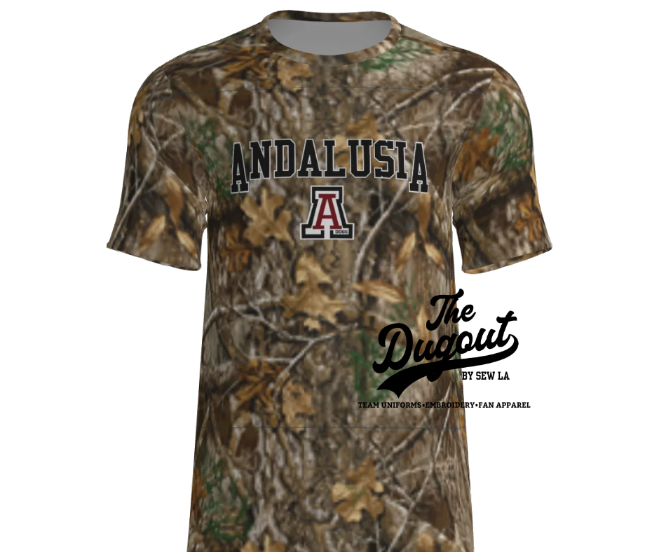 Andalusia Realtree Camo Drifit Shirts