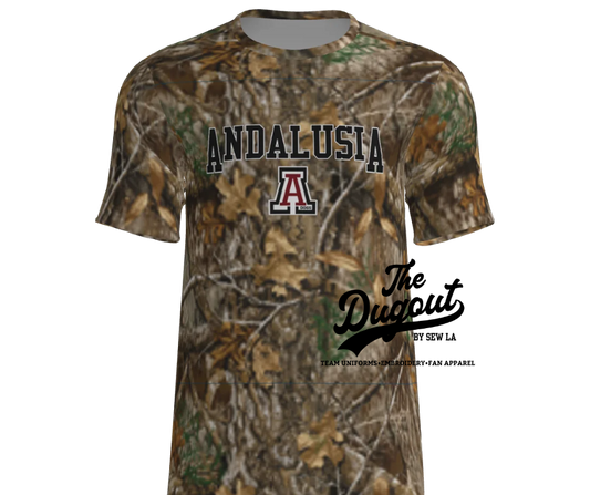 Andalusia Realtree Camo Drifit Shirts