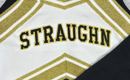 Cheer Suit Black/Gold Pre-order Option 5