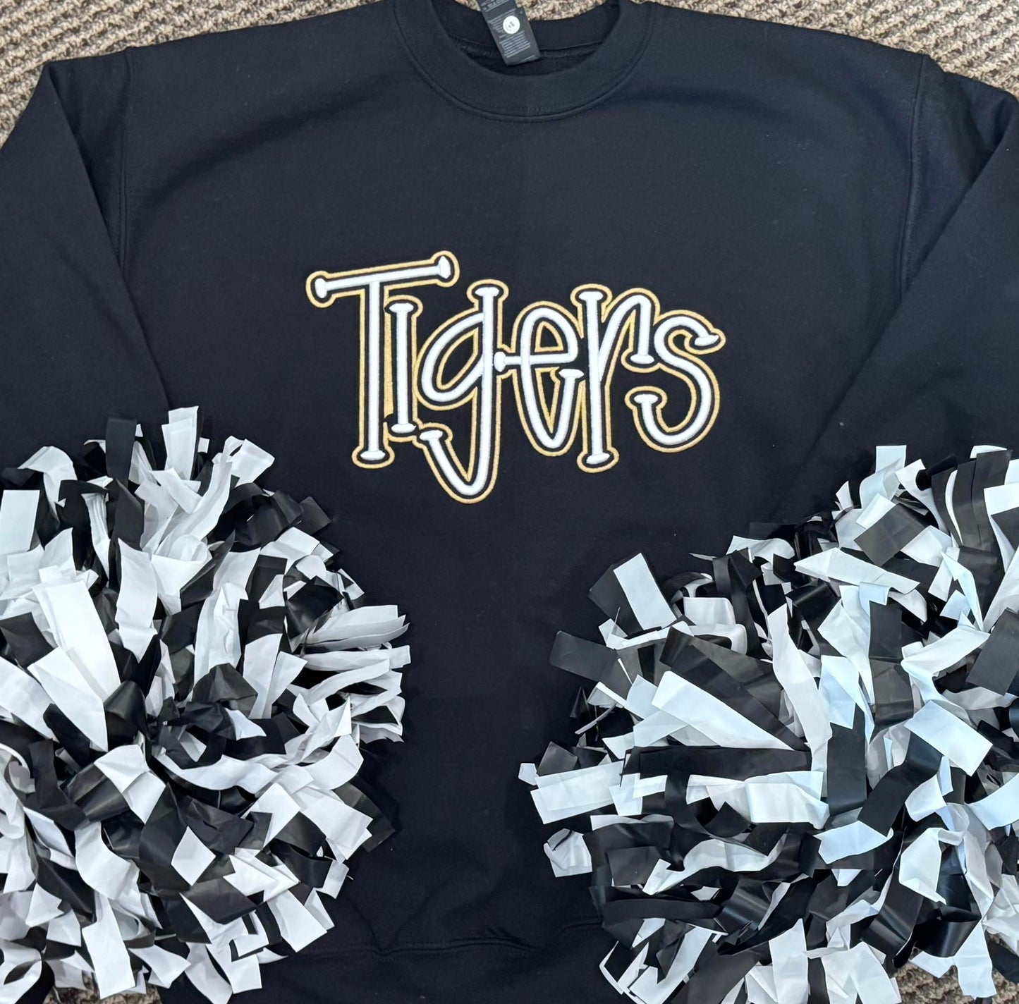 3d Puff Tigers Sweatshirt