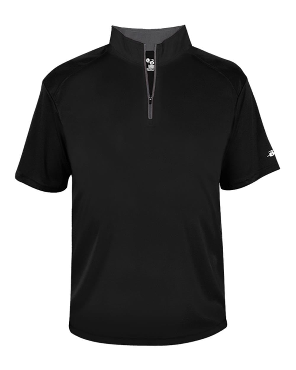 Short Sleeve Quarter Zip