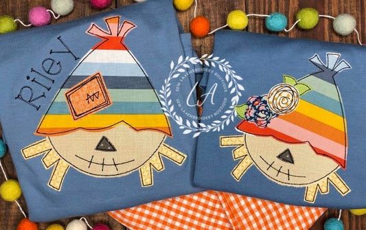 Scarecrow Applique Shirt
