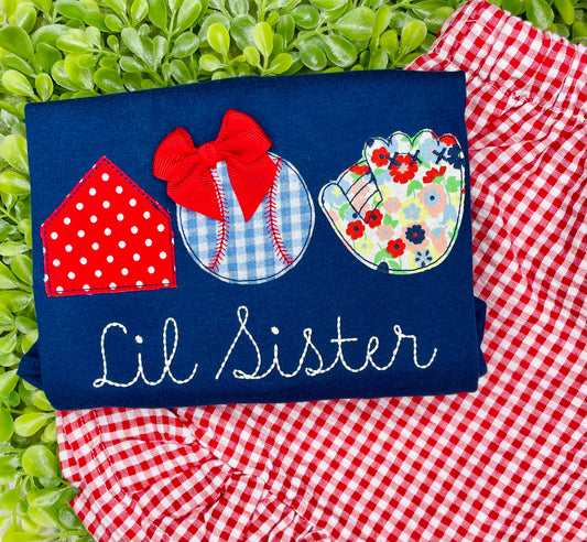 Short Sleeve Ruffle Baseball Shirt