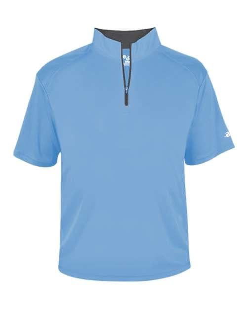 Short Sleeve Quarter Zip