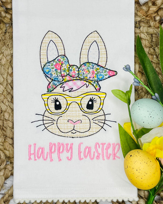 Happy Easter Linen Towel