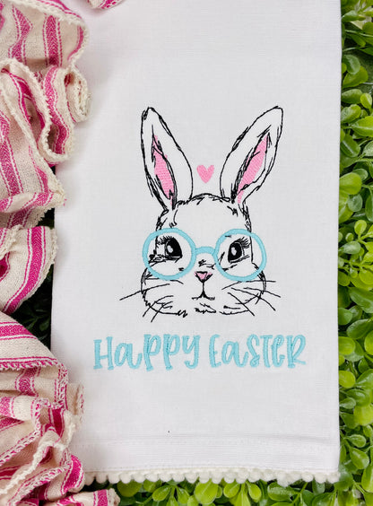 Happy Easter Linen Towel