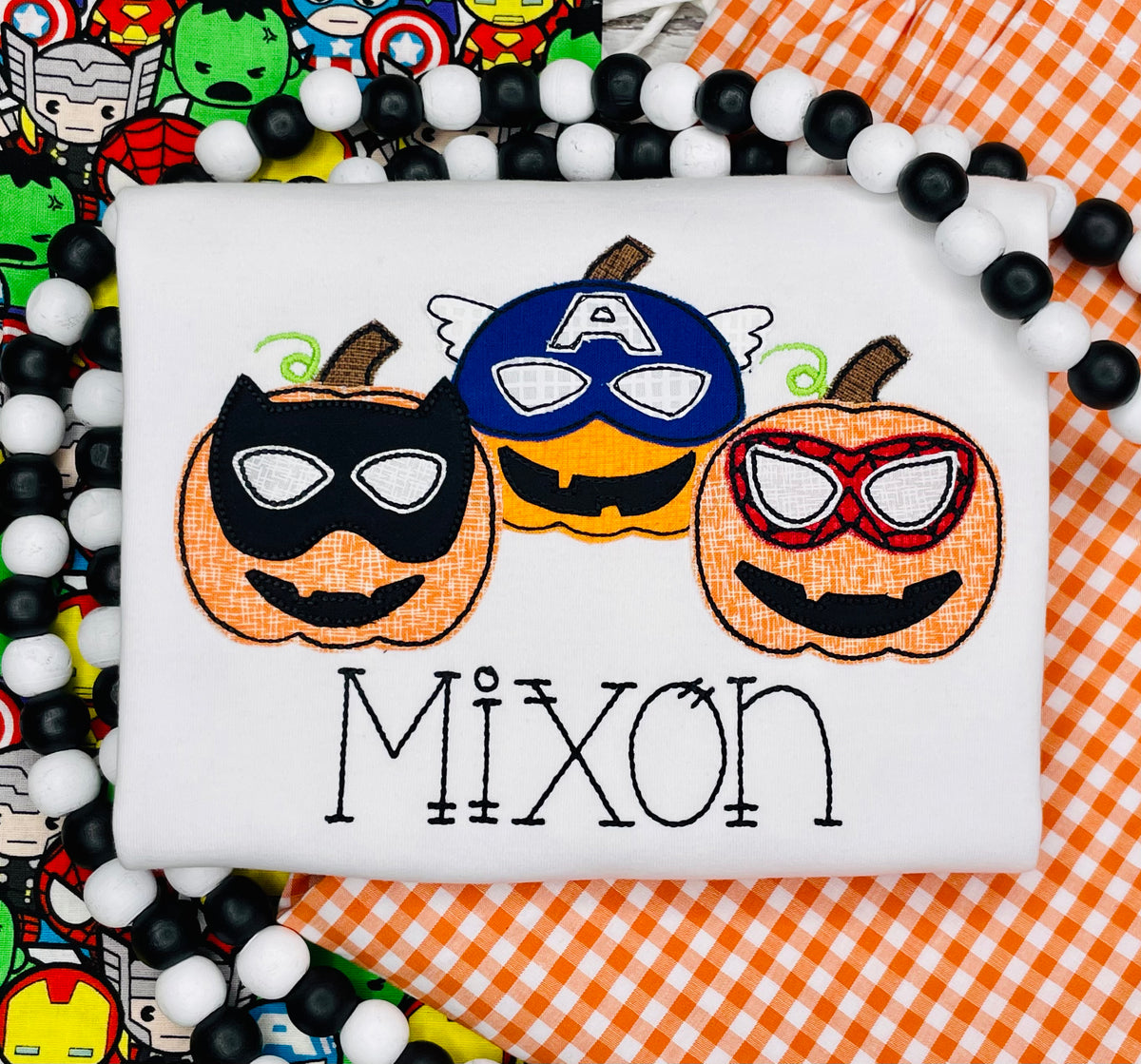 Super Pumpkin Applique Shirt