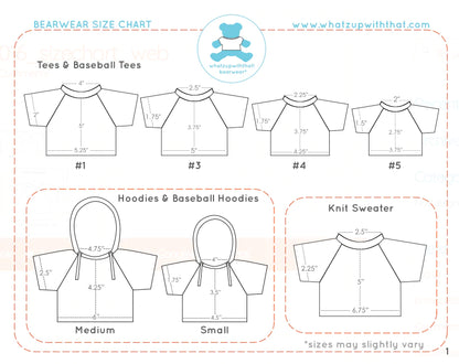 Preorder Doll/Bear Sweatshirts
