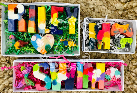 Custom Name Crayons