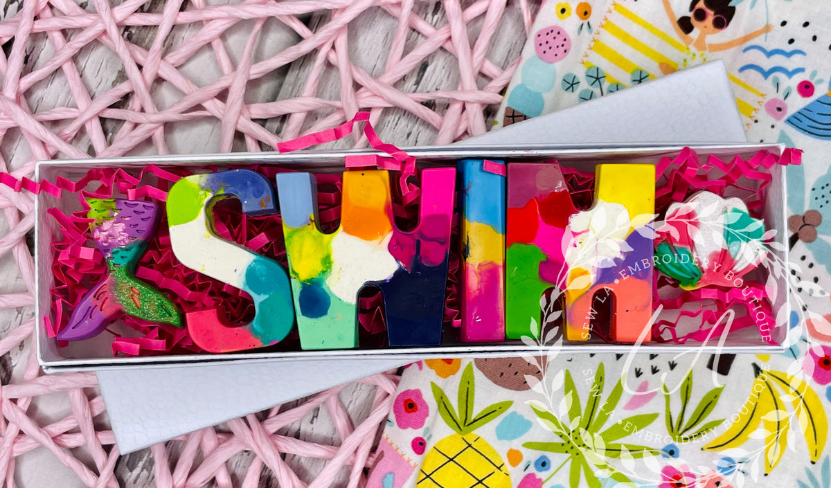Custom Name Crayons