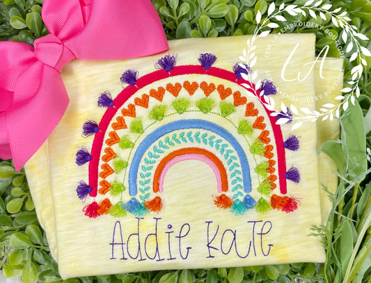 Rainbow Tassel Shirt