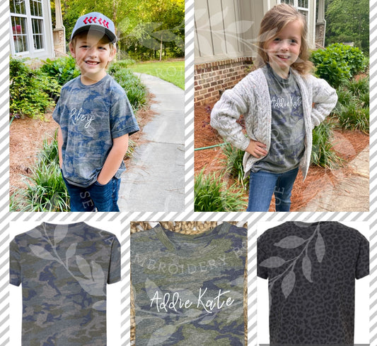 Monogrammed t-shirts