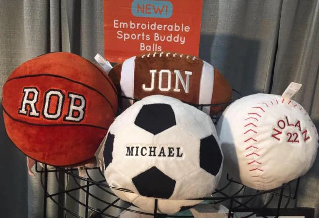 Preorder Embroidered Sports Buddy Balls