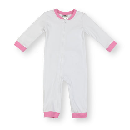 Bunny trio gingham trim playsuit