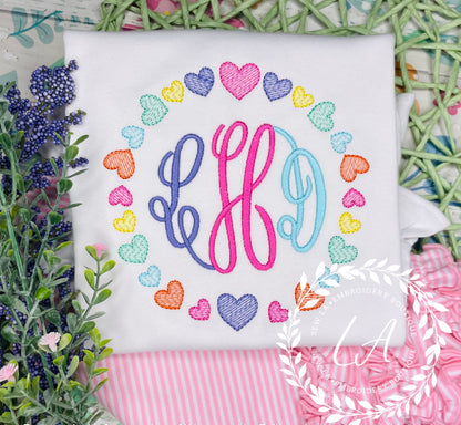Monogrammed Sweetheart Shirt