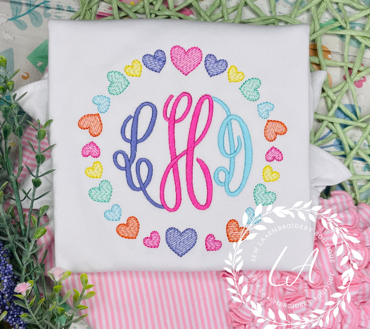 Monogrammed Sweetheart Shirt